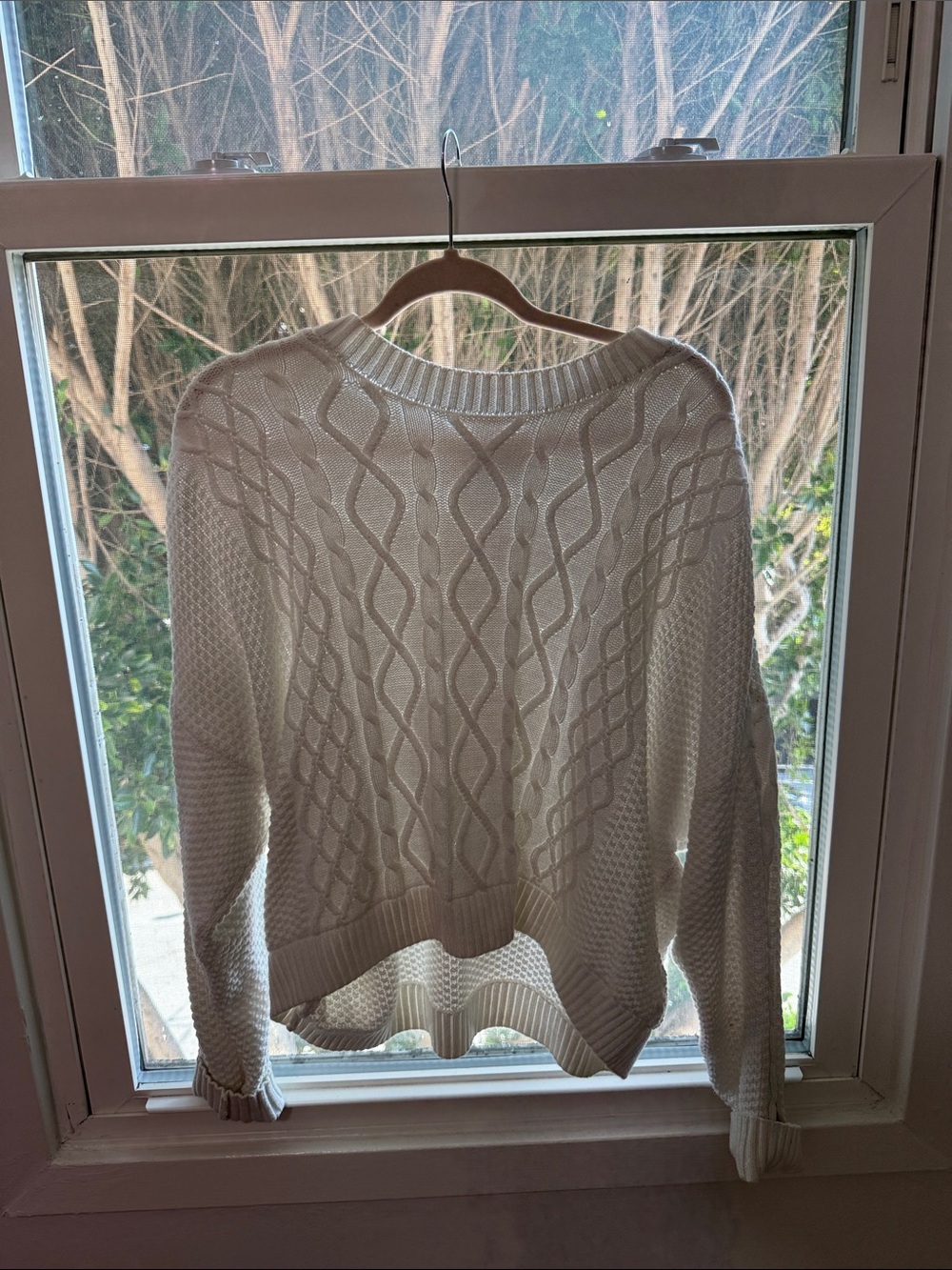 Hollister Cable-Knit Crewneck Sweater